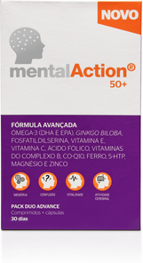 MentalAction 50+ 30 cápsulas+ 30 comprimidos