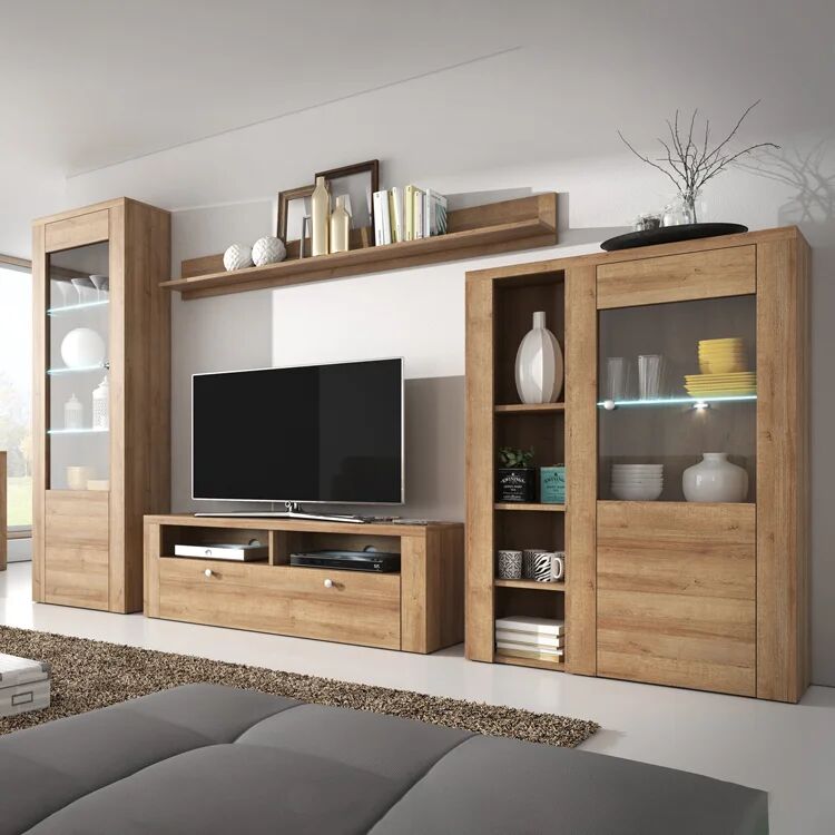 garneroarredamenti Parete attrezzata 325x206h cm rovere Paloma 2