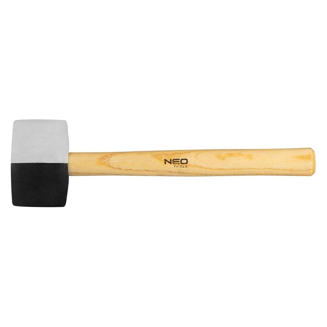 Neo Gummihammer mit Holzgriff 450g 340mm (25-067) (450 g) (25-067)