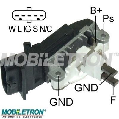 MOBILETRON Generatorregler VR-B558B für MAN DAF