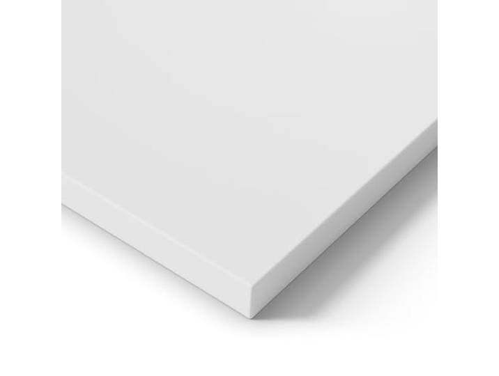 Ergotopia® Tischplatte Weiß 120 cm, robuste Schreibtischplatte ideal für höhenverstellbare Schreibtische - Holzplatte gefertigt in Deutschland - 25 mm Bürotischplatte