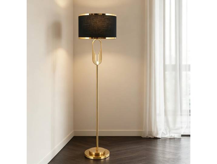 Lampadaire de luxe en métal nordique Post-moderne créatif salon étude lampadaire lampe de chevet modèle chambre lampe décorative