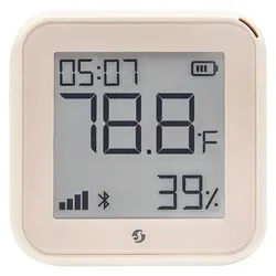 Shelly H&T Gen 3 Ivory, Thermometer + Hygrometer, Weiss