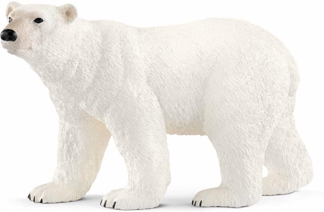 Spielfigur SCHLEICH "WILD LIFE, Eisbär (14800)", weiß, Spielfiguren, KinderB:12cm H:7cm T:6cm, Kunststoff, Spielfigur, B:12cm H:7cm T:6cm