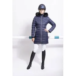 Samshield Damen Daunenmantel EVEREST navy pink gold FW21, Größe: L