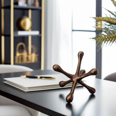 Sagebrook Home Modern Starburst Metal Sculpture Object - Decorative Piece Figurine