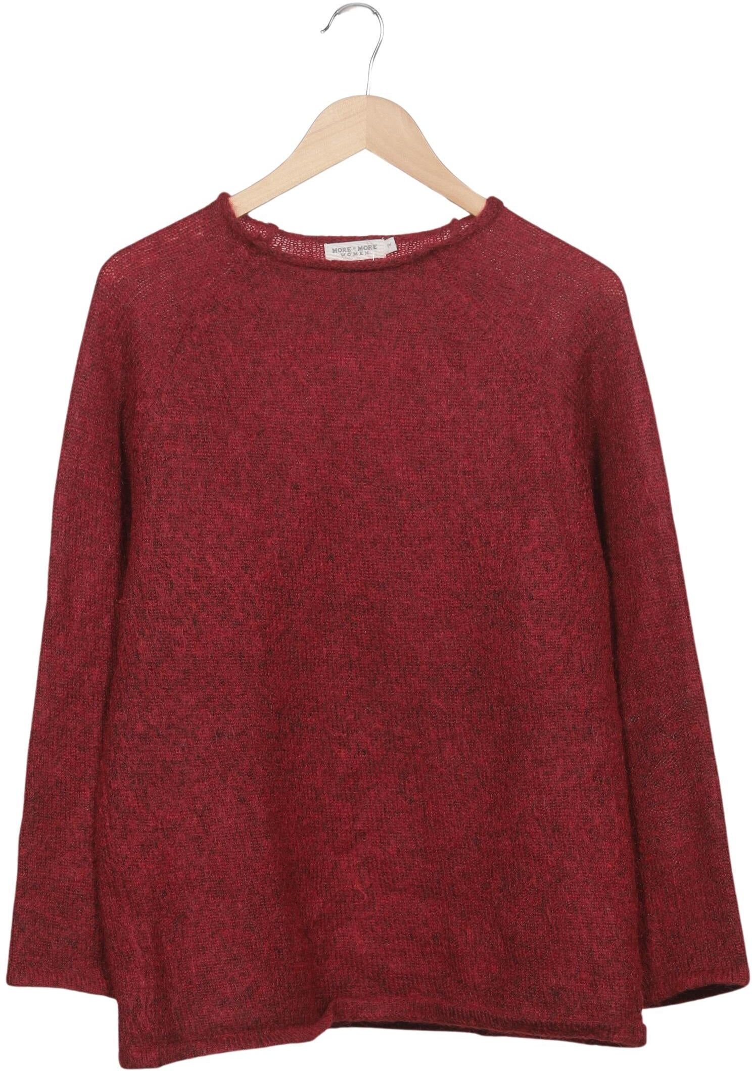 More & More Damen Pullover, Rot, Gr. M, Mohair / Synthetik - Second Hand