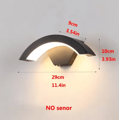 Inspire Curations Smart PIR Motion Sensor Outdoor Wall Light IP65 Waterproof LED Porch & Garden Lamp no Sensor