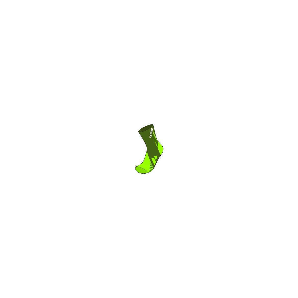 Zanier Hiking Socks lime - olive (7773) M 57020-7773-M