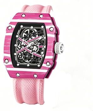 Fabled Fashion Studio Ultra Thin Barrel Quartz Watch fen hei