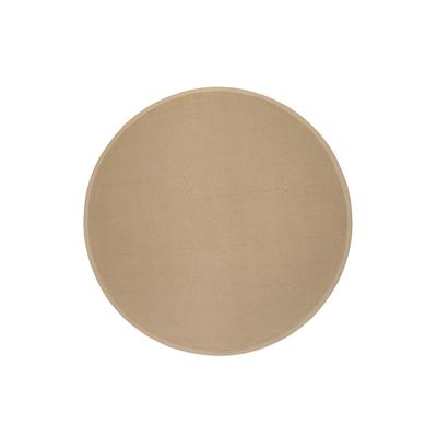 Teppich WECON HOME "Hugo one", naturbraun, B:120cm H:5mm L:120cm, Jute, Teppiche, Teppich, Naturfaser, Jute, Sisal-Optik, modern, pflegeleicht, Wohnzimmer