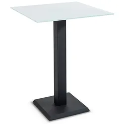 BOOOM Bartisch Modica 80 x cm Glas Weiß