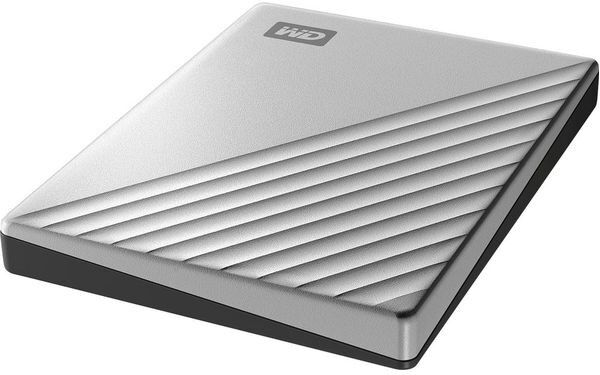 WD My Passport Ultra Portable Hard Drive - 2 TB, Silver
