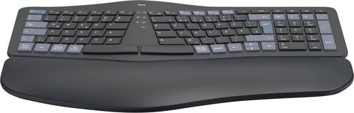 Hama WK-900 Bluetooth Tastatur Deutsch, QWERTZ Schwarz Multimediatasten