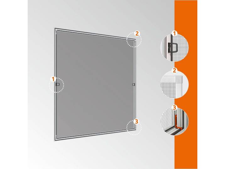 Fliegengitter Is Plus Fenster 140x150cm