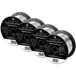 Stahlwerk, Schweissgerät Zubehör, Fülldraht 4er Set FLUX E71T-GS 1 mm 1 kg Drahtrolle D100 MIG MAG
