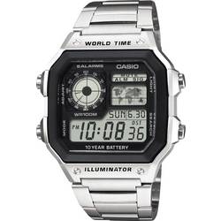 Casio Quarz Armbanduhr AE-1200WHD-1AVEF (B x H x T) 42.1 x 45 x 12.5 mm Gehäusematerial=Harz Material (Armband)=Edelstahl