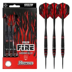 Harrows Fire Steeltip Darts aus hochwertiger Legierung (21 g)