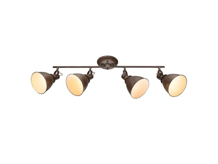 Plafonnier Strahler I 150 x 20 x 80cm Marron 4 Aluminium verni LED E14