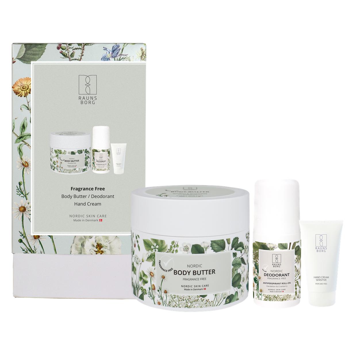 Raunsborg - Giftbox Hand & Body Care - Fragrance Free (Körperpflegeset) (7113)
