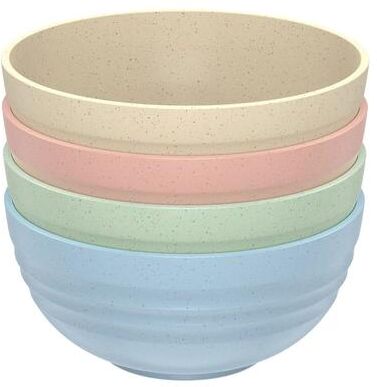 Useful Little Things 4 Piece Unbreakable Cereal Bowl Set Microwave Safe 4pcs