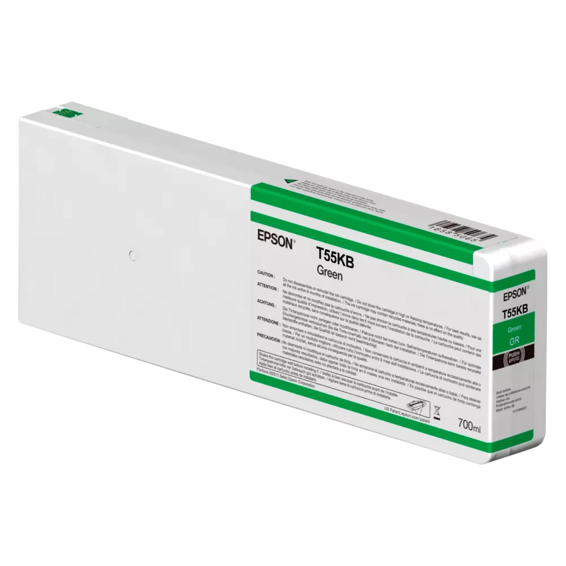 Epson TINTE GRÜN 700ML SURECOLOR SC-P6000/7000/8000/9000 (G) (C13T55KB00)