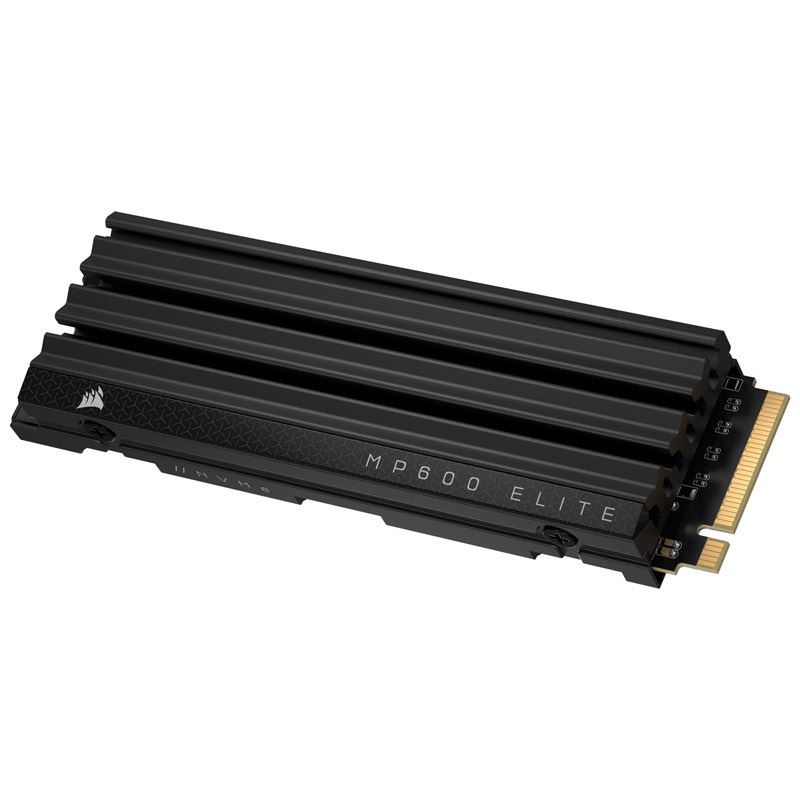 2TB Corsair MP600 Elite mit Kühlkörper M.2 2280 PCIe 4.0 x4 3D-NAND TLC (CSSD-F2000GBMP600EHS)