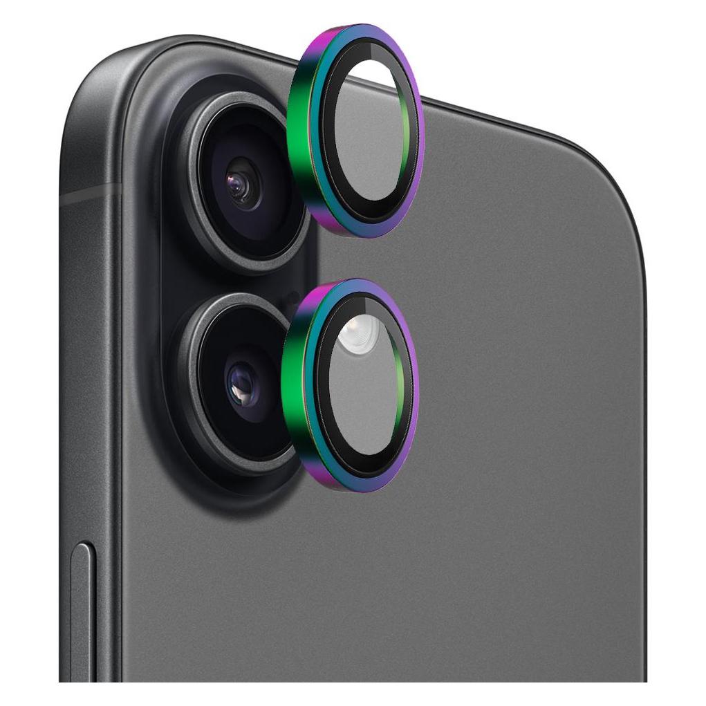BlueO - Original Metal Frame Lens Glass - iPhone 17 - Colorful (Apple iPhone 17) (62271931)