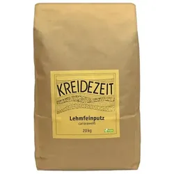 Kreidezeit Lehmfeinputz carraraweiß - 20 kg