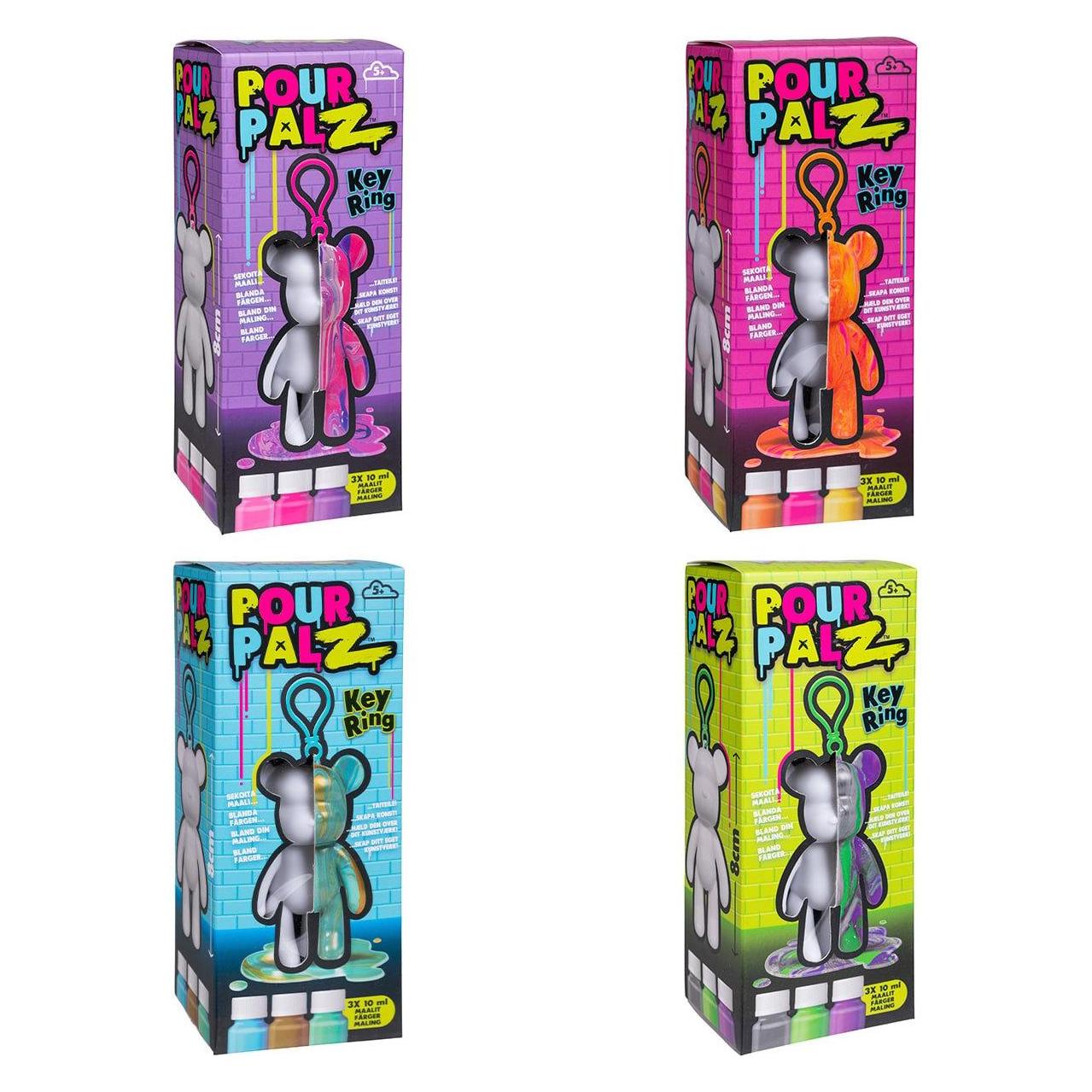 Pour Palz - DIY Paint Bear Keyring (33130154) (33130154)