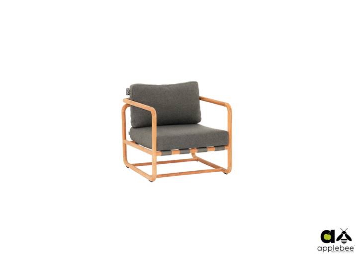 Apple Bee Dolce Lounge Sessel Teak/Olefin