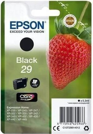 Epson inktpatroon T2981 zwart Claria Hi-Black