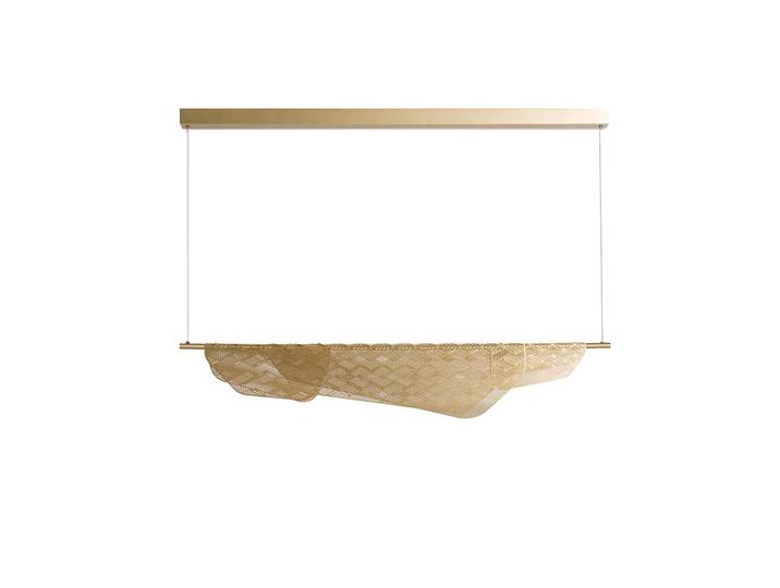 PETITE FRITURE lampe à suspension MEDITERRANEA (Longueur 1 m - laiton)