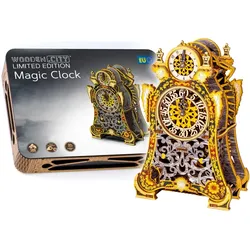 WoodenCity WOODEN CITY 3D Puzzle Magic Clock Limitierte Auflage 149 Teile