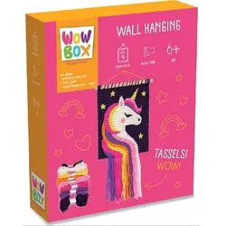 Wow Box: Wanddeko-Set Makramee - Einhorn