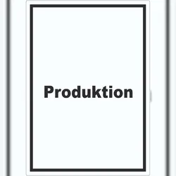 HB-Druck Produktion Aufkleber mit Text Herstellung Fertigung hochkant A3 (297x420mm)