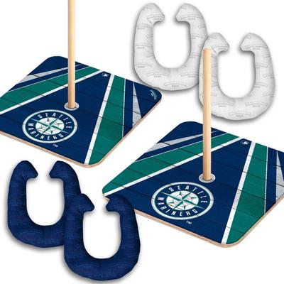 Skip's Garage Seattle Mariners MLB Horseshoe Bag Toss Game