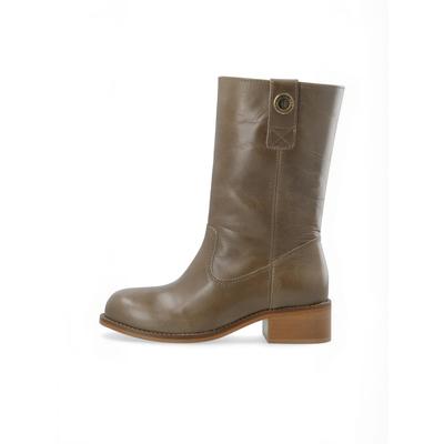 Stiefel CA'SHOTT "Ca'Shott Boots CASVILMA", Damen, Gr. 38, Normalschaft, taupe, Obermaterial: 100% Leder, Schuhe Stiefel