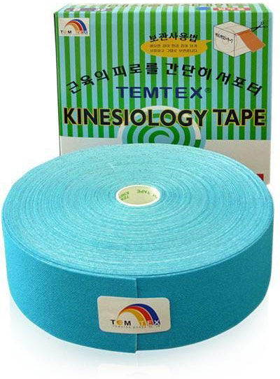 Banda neuromuscular Temtex  cor azul (5cm X 32m)