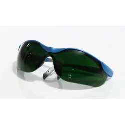 ELMAG Schutzbrille Welding DIN 5 blau/grau, Schutzstufe 5 blau/grau - 57373 - blau/grau