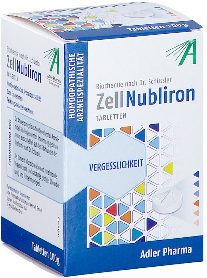 Biochemie nach Dr. Schüßler ZellNubliron Tabletten 100g