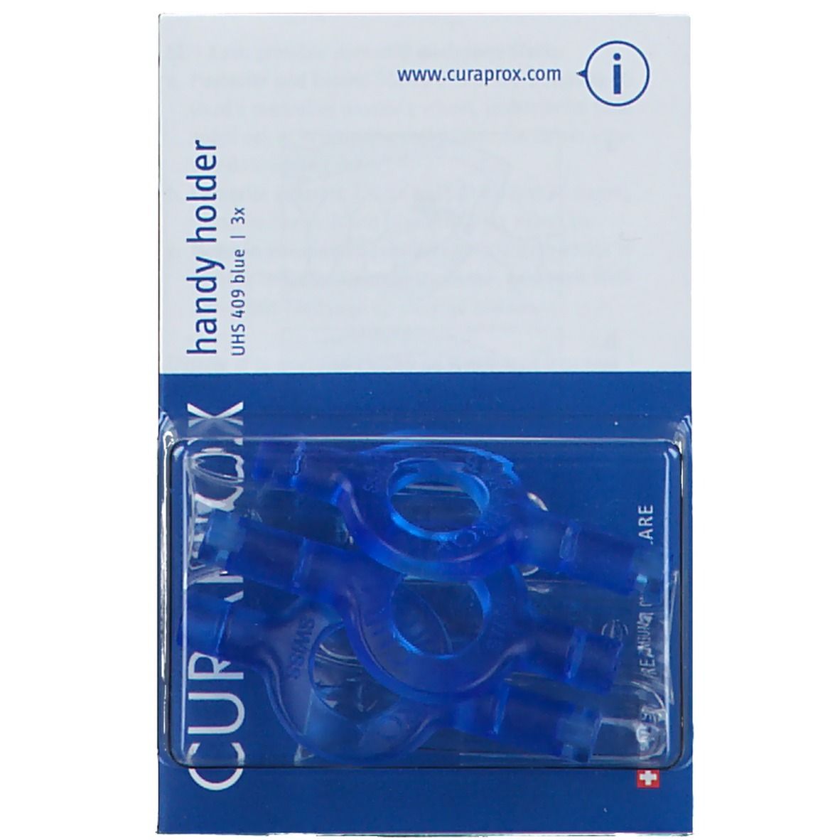 Curaprox UHS 409 Halter f.alle CPS Interdentalb. 3 St Zahnbürste