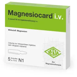 Magnesiocard i.v. Injektionslösung 5X10 ml