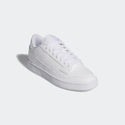 Sneaker ADIDAS SPORTSWEAR "RAPID COURT LOW JUNIOR", Mädchen, Gr. 35,5, weiß (cloud weiß, ftwr weiß, dash grau), Synthetik, Schuhe Sneaker