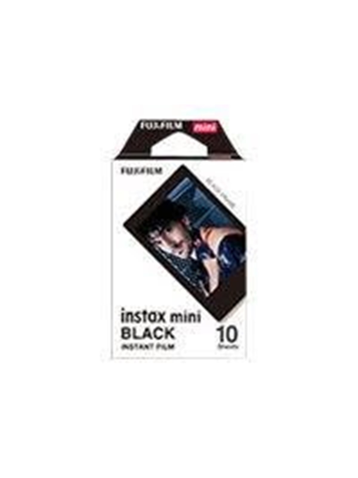 Fujifilm INSTAX Mini Film - 10 Shots - Black