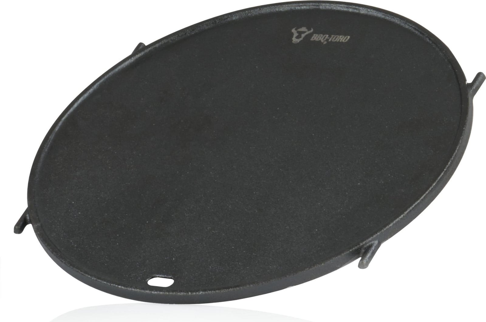 BBQ-Toro gietijzeren plancha grillplaat, diameter 30 cm, geschikt voor Weber GBS, omkeerbare ronde plaat