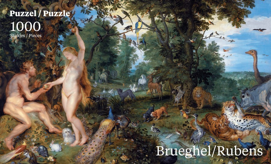 Puzzleman Paradise Puzzel Peter Paul Rubens en Jan Brueghel de Oude Mauritshuis 1000 stukjes