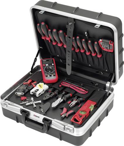 Cimco Lehrlingskoffer Industrie ohne Trolley 170530 Werkzeugkoffer bestückt (L x B x H) 365 x 455 x 205mm