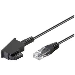 Goobay DSL Anschlusskabel [1x RJ45-Stecker - 1x TAE-F-Stecker] 3.00 m Schwarz 51233