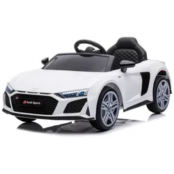 TPFLiving Elektro-Kinderauto Audi R8 Sport weiß